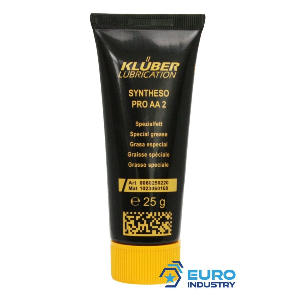 pics/Kluber/Copyright EIS/tube/SYNTHESO PRO AA 2/kluber-syntheso-pro-aa-2-grease-for-rubber-seals-and-plastics-25g-tube-02.jpg